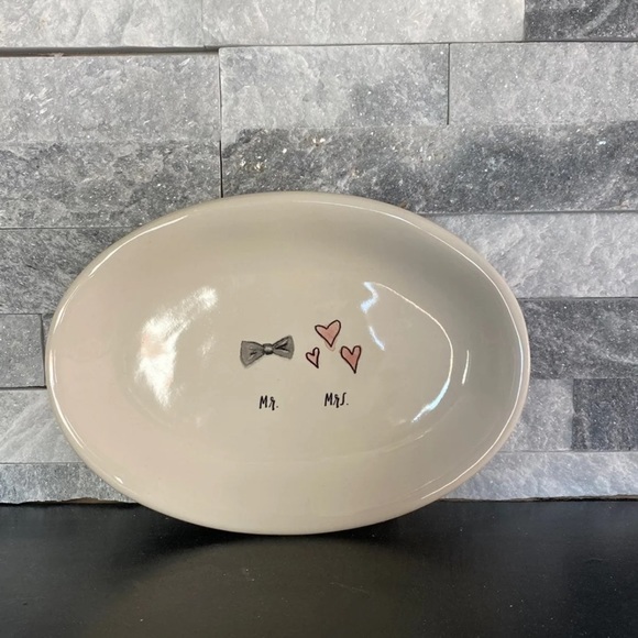 Rae Dunn Mr and Mrs dish - Picture 4 of 4